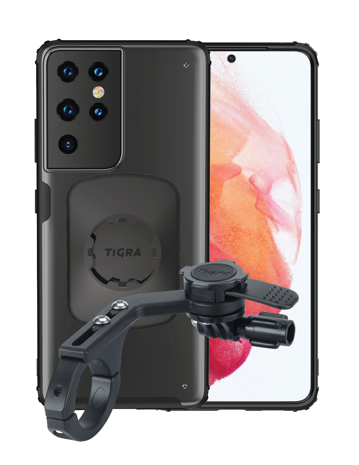 TiGRA FITCLIC Neo LITE Motorbike Forward Mount Kit for Samsung Galaxy A5-A8 2018 (sku 46097)