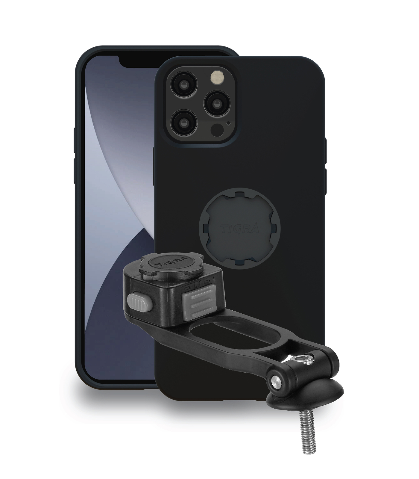 Yoke 10 Nut Cap Mount & TiGRA FITCLIC Neo Case for iPhone 7 (4.7