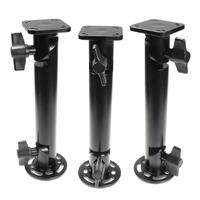 Pedestal Mount with Round Base, Square Top 8"