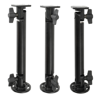 Pedestal Mount with Round Base, Square Top 10"