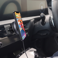 Kia EV6 Angled Mount & Adjustable USB Cig-Plug Charging Holder Kit
