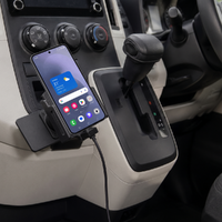 Toyota Hi Ace Angled Mount Low & Adjustable USB Cig-Plug Charging Holder Kit