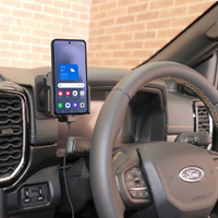 Ford Ranger/Ranger Wildtrak/Everest/Ranger Platinum Centre Mount & Adjustable USB Cig-Plug Charging Holder Kit
